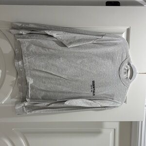 Essentials Light Gray Long Sleeve Tee